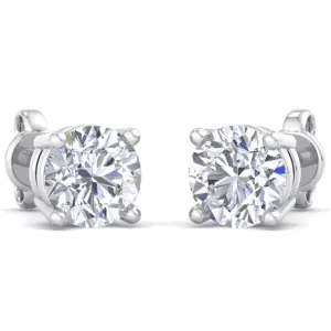 SuperJeweler 3-TCW Lab Grown Diamond Stud Earrings