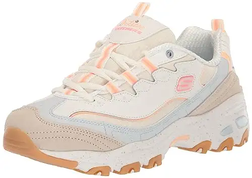 Skechers D'Lites 糖果色厚底鞋