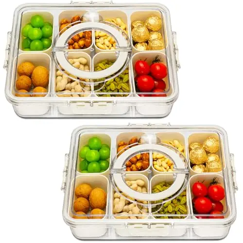 8 个隔层零食盒(2 件)