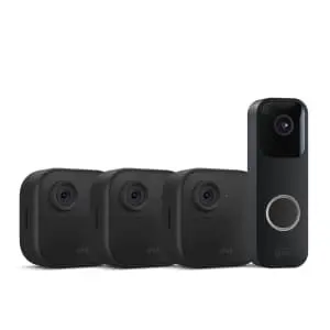 Blink Video Doorbell + 3 Outdoor 4 Cameras Bundle