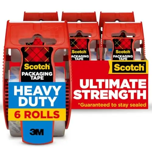 Scotch 打包胶带，共6卷