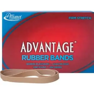 Alliance Advantage 7" x 5/8" Firm Stretch Rubber Bands 1-lb. Box