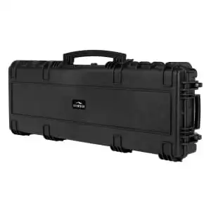 Pure Outdoor by Monoprice Weatherproof Hard Case with Wheels and Foam