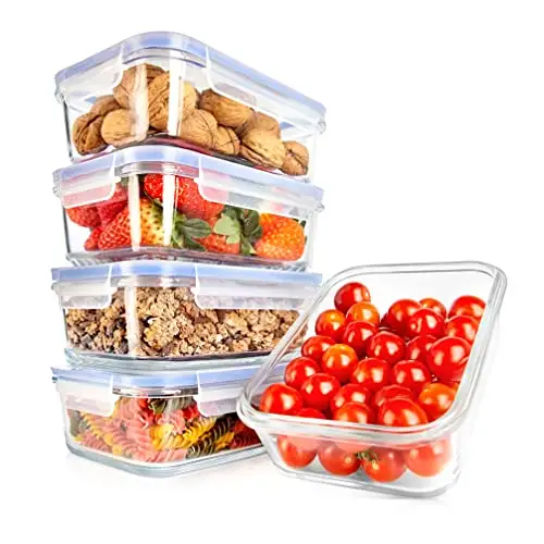 NutriChef 玻璃食品密封储存盒 10件套