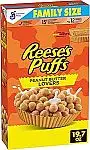 19.7 Oz REESE'S PUFFS Peanut Butter Lovers Breakfast Cereal