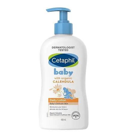 Cetaphil 丝塔芙 宝宝 有机金盏花婴儿乳液，13.5 oz，原价$9.99，现点击coupon后仅售$7.98，免运费！