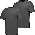 2-Pack Hanes Men's Short Sleeve Beefy Crewneck T-shirt