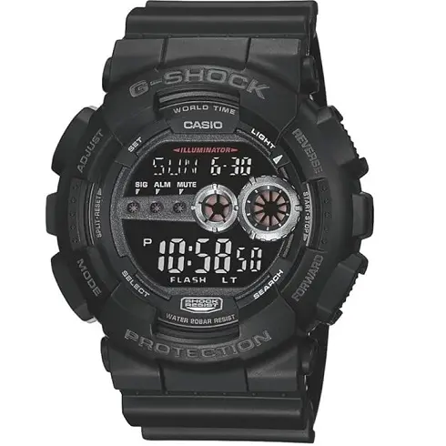 史低价！！超赞！Casio 卡西欧 G-Shock系列 GD100-1B 多功能男士手表，原价$99.00，现仅售$54.03，免运费
