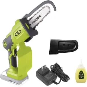Sun Joe 24V iON+ Cordless Mini Chainsaw