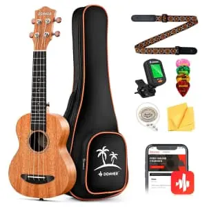 Donner 23" Concert Ukulele Beginner Kit