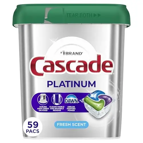 Cascade Platinum 洗碗机高效清洁球 59粒