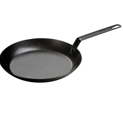 Lodge CRS12 Pre-Seasoned Carbon Steel Skillet, 12-inch+free shipping $34.90