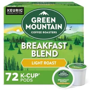 Green Mountain Coffee Green Mountain Breakfast Blend Light Roast K-Cup 72-Pack