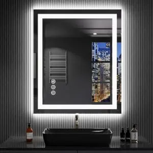 Loaao 24" x 32" LED Bathroom Mirror