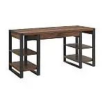 60" Walker Edison Modern Industrial Computer Desk w/ Outlet