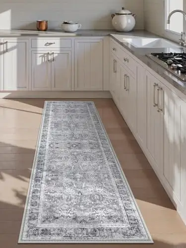 可洗厨房防滑地毯2'6''x8'