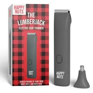 Happy Nuts Men's The Lumberjack Electric Groin & Body Hair Trimmer