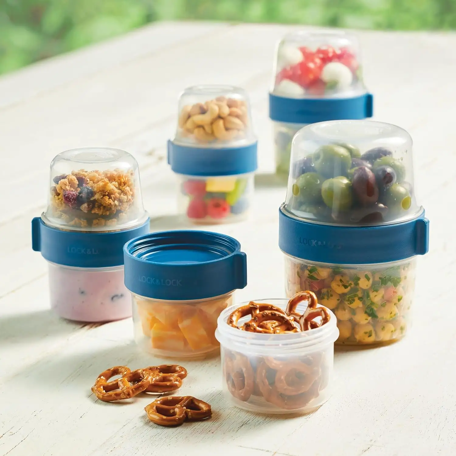 LocknLock 双层便携密封保鲜盒 10件套
