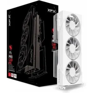 XFX Swift AMD Radeon RX 9060XT OC White 16GB Triple Fan Gaming Edition Graphics Card