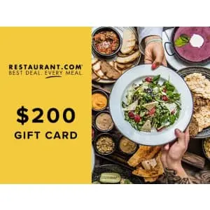 $200 Restaurant.com eGift Card