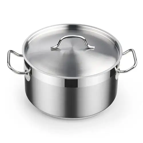 Cooks Standard 不锈钢煮锅/炖锅，6夸脱容量