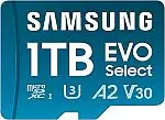 Samsung 1TB EVO Select microSDXC Card with SD Adapter