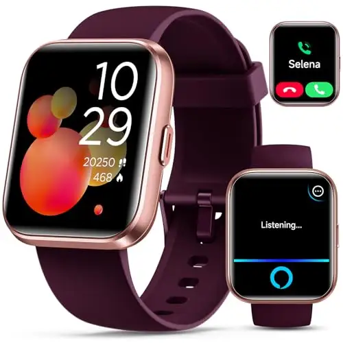 1.8 英寸女士智能手表,兼容 Android 和 iPhone