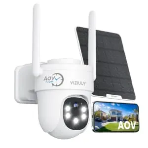 Viziuuy AOV 2K Solar Security Camera