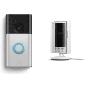 Ring Battery Doorbell with Ring 2nd-Gen Indoor Cam