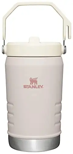Stanley IceFlow 带手柄保冷水壶,玫瑰石英粉