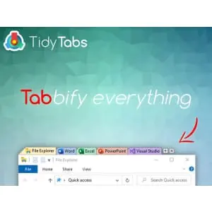 TidyTabs Windows Manager Professional Lifetime License