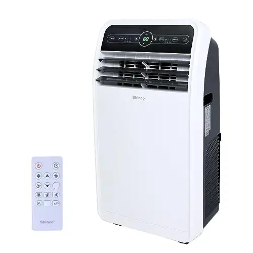 Shinco 12,000 BTU 可移动空调，带有制冷、除湿功能