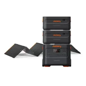 Jackery Explorer 2000 Plus 3,000W Power Station + 2000 Plus Battery Pack 2-Pack + 500W Solar Panel