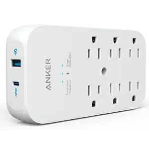 Anker 6-Outlet Extender and USB Wall Charger