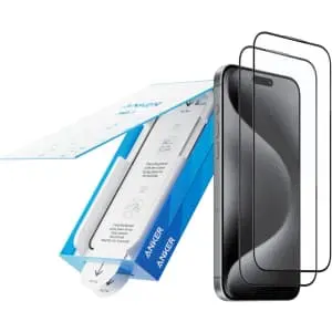 Anker 9H+ Glass Screen Protectors for iPhone 2-Pack