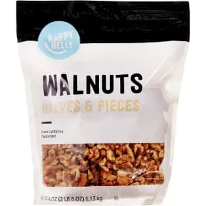Happy Belly California Walnut Halves and Pieces 40-oz. Bag