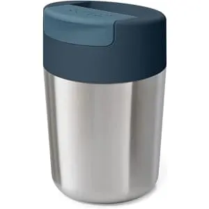 Joseph Joseph Sipp Steel 12-oz. Stainless-Steel Travel Mug with Flip-Top Cap