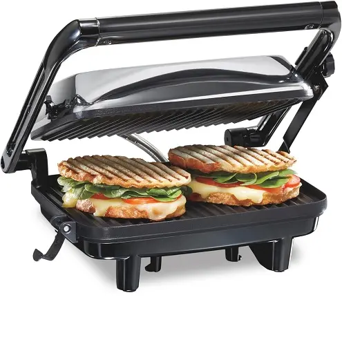 Hamilton Beach 25460A Panini Press Gourmet Sandwich Maker, only $22.56
