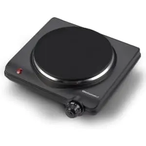 Elite Gourmet 1000W Cast Iron Electric Hot Plate