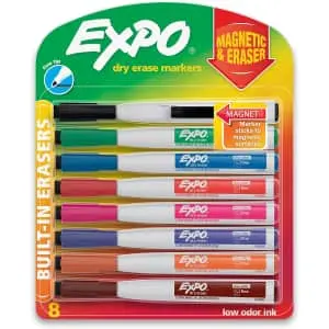 Expo Magnetic Fine Tip Dry Erase Markers 8-Count