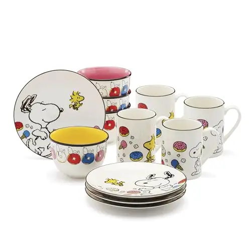 Lenox 史努比餐具12件套