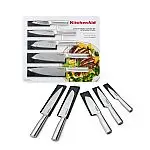 5-Piece KitchenAid Gourmet Forged Stainless Steel Knife Set