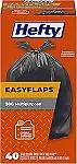 40-Count 30-Gallon Hefty Easy Flaps Multipurpose Large Unscented Trash Bags