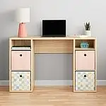 Walmart Furniture Sale: Mainstays 4-Cube Storage Desk