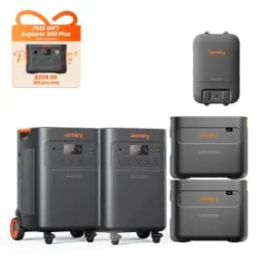 Jackery E5000 Plus Whole-Home Backup Kit + Free Gift