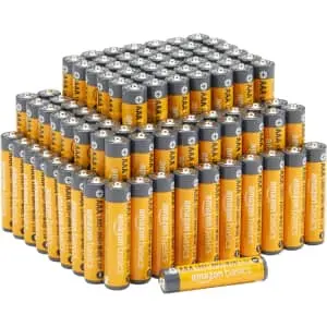 Amazon Basics AAA Alkaline Batteries 100-Pack