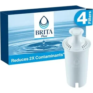 Brita Plus High-Density Water Filter 4-Pack