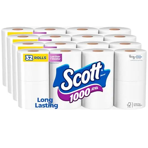 Scott 1000 Trusted清洁卫生纸 32卷