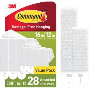 3M Command 15-lb. & 10-lb. Picture Hanging Strips 56-Pack