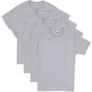 Hanes Men's Essentials Crewneck T-Shirt 4-Pack